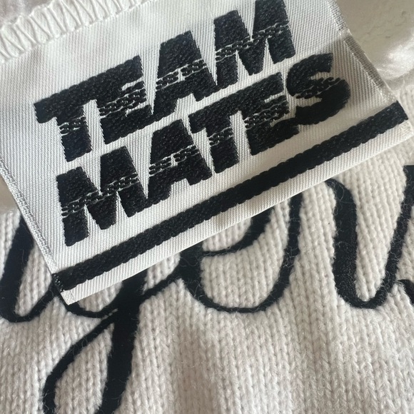 Vintage Small Tigers Cheerleading Cheer Sleeveless Sweater Vest Black & White - Picture 6 of 8